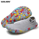 Men Women Aqua Shoes Nonslip Quick Dry Lightweight Barefoot Wading Upstream Boating Kayaking Surfing Beach Diving Water Sneaker