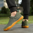 2025 New Men's Barefoot Shoes Anti Slip Breathable Knitting Walking Shoes for Men Wear-resistant Lightweight Running Sneakers